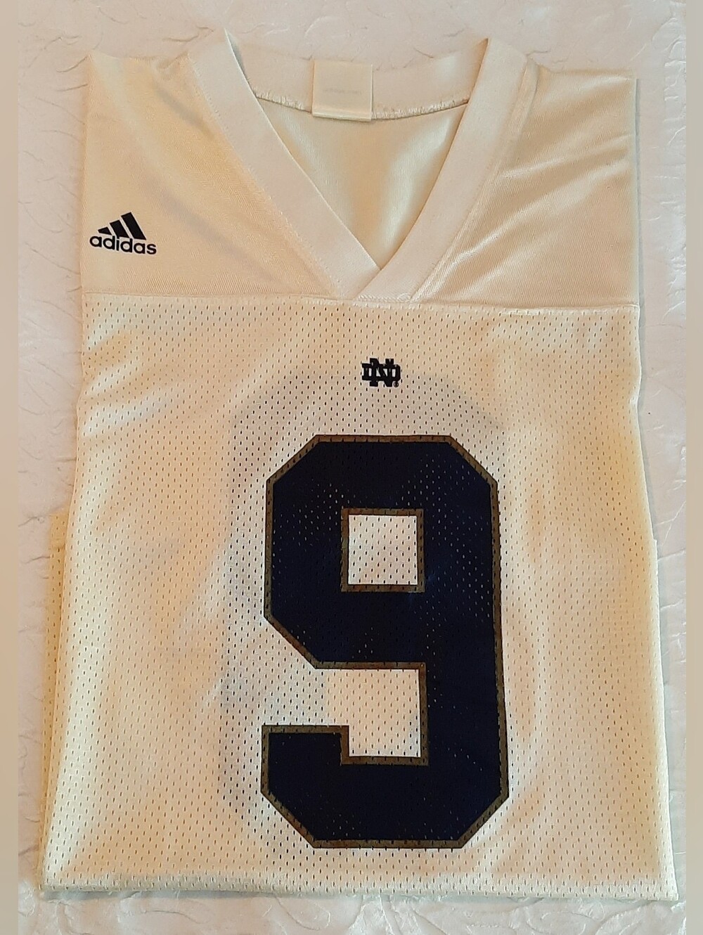 Adidas Forever Sport Vintage Notre Dame Fighting Irish #9 Football Jersey